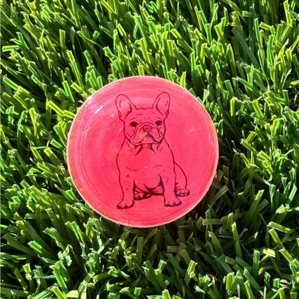 Pink French Bulldog Phone Grip